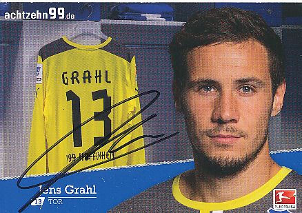 Jens Grahl   2013/2014  TSG 1899 Hoffenheim  Fußball  Autogrammkarte original signiert 