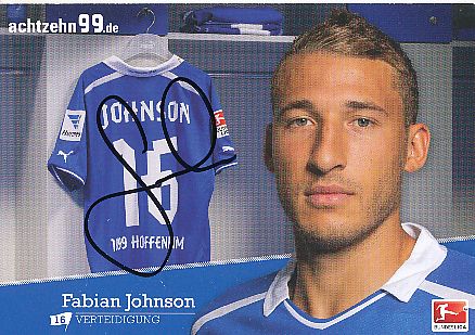Fabian Johnson  2013/2014  TSG 1899 Hoffenheim  Fußball  Autogrammkarte original signiert 