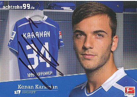 Kenan Karaman  2013/2014  TSG 1899 Hoffenheim  Fußball  Autogrammkarte original signiert 