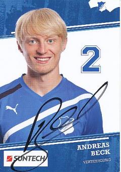 Andreas Beck  2011/2012  TSG 1899 Hoffenheim  Fußball  Autogrammkarte original signiert 