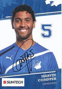 Marvin Compper  2011/2012  TSG 1899 Hoffenheim  Fußball  Autogrammkarte original signiert 