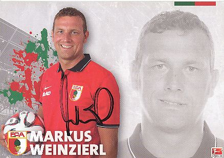 Markus Weinzierl  2014/2015  FC Augsburg  Fußball  Autogrammkarte original signiert 