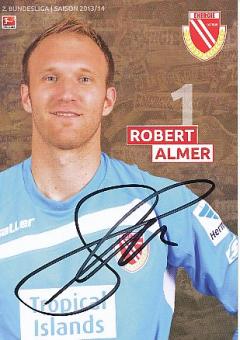 Robert Almer  2013/2014  Energie Cottbus  Fußball  Autogrammkarte original signiert 
