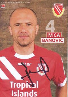 Ivica Banovic  2013/2014  Energie Cottbus  Fußball  Autogrammkarte original signiert 