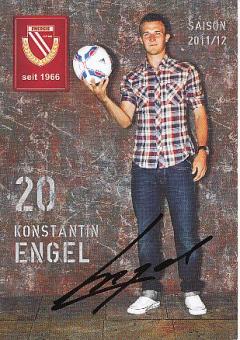 Konstantin Engel  2011/2012  Energie Cottbus  Fußball  Autogrammkarte original signiert 
