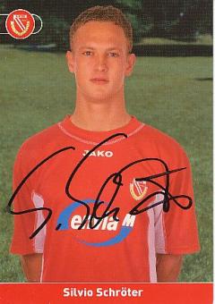 Silvio Schröter   2002/2003  Energie Cottbus  Fußball  Autogrammkarte original signiert 