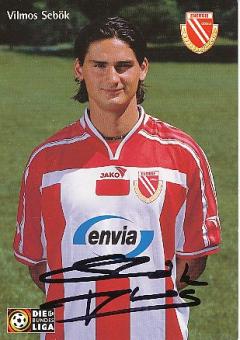 Vilmos Sebök  2001/2002  Energie Cottbus  Fußball  Autogrammkarte original signiert 