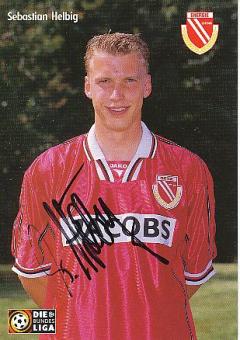 Sebastian Helbig  2000/2001  Energie Cottbus  Fußball  Autogrammkarte original signiert 