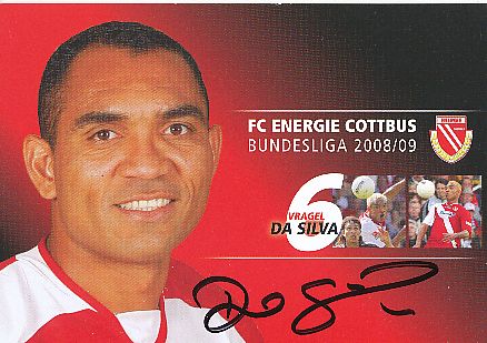 Vragel Da Silva  2008/2009  Energie Cottbus  Fußball  Autogrammkarte original signiert 
