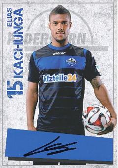 Elias Kachunga  2014/2015  SC Paderborn  Fußball  Autogrammkarte original signiert 
