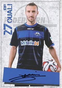 Idir Ouali  2014/2015  SC Paderborn  Fußball  Autogrammkarte original signiert 