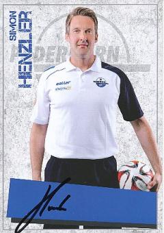 Simon Henzler  2014/2015  SC Paderborn  Fußball  Autogrammkarte original signiert 