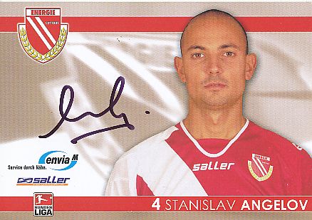 Stanislav Angelov  2007/2008  Energie Cottbus  Fußball  Autogrammkarte original signiert 