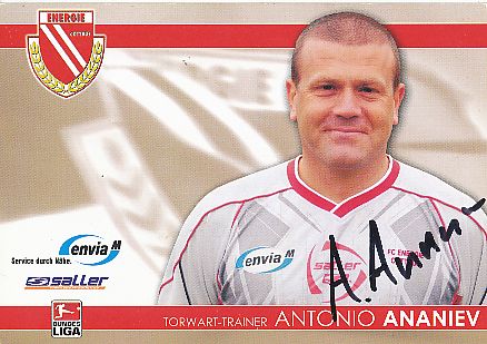 Antonio Ananiev  2007/2008  Energie Cottbus  Fußball  Autogrammkarte original signiert 