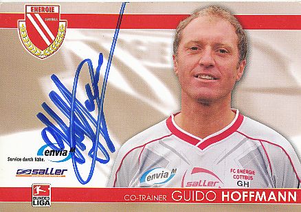 Guido Hoffmann  2007/2008  Energie Cottbus  Fußball  Autogrammkarte original signiert 
