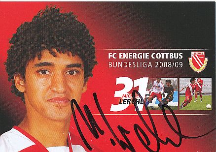Michael Lerchl   2008/2009  Energie Cottbus  Fußball  Autogrammkarte original signiert 
