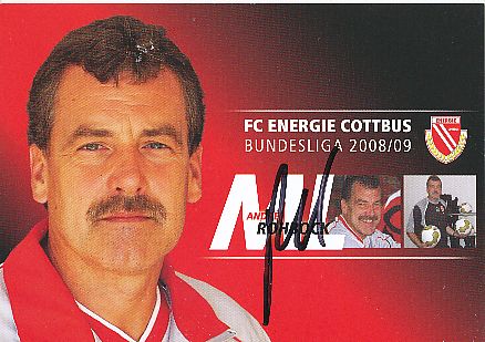 Andre Rohbock   2008/2009  Energie Cottbus  Fußball  Autogrammkarte original signiert 