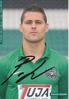Patrick Huckle   2007/2008  SC Preußen Münster  Fußball  Autogrammkarte original signiert 
