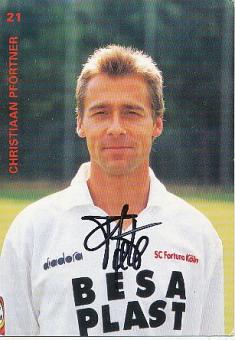 Christian Pförtner  1996/1997  SC Fortuna Köln  Fußball  Autogrammkarte original signiert 