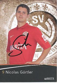 Nicolas Görtler  2012/2013  SV Wehen Wiesbaden  Fußball  Autogrammkarte original signiert 
