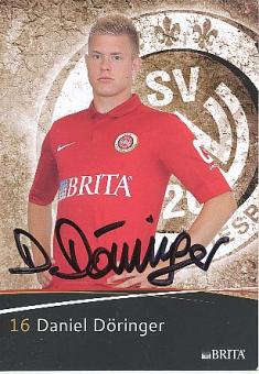 Daniel Döringer  2012/2013  SV Wehen Wiesbaden  Fußball  Autogrammkarte original signiert 