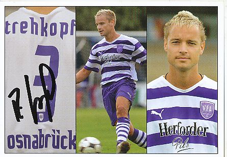Rene Trehkopf   2008/2009  VFL Osnabrück  Fußball  Autogrammkarte original signiert 