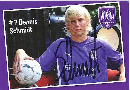 Dennis Schmidt   2009/2010  VFL Osnabrück  Fußball  Autogrammkarte original signiert 