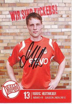 Marc Heitmeier  2009/2010  Kickers Offenbach  Fußball  Autogrammkarte original signiert 