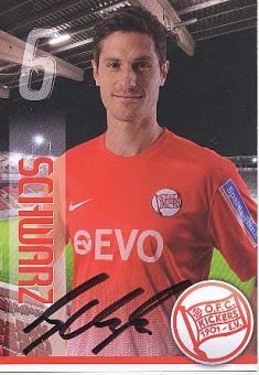 Matthias Schwarz  2013/2014  Kickers Offenbach  Fußball  Autogrammkarte original signiert 