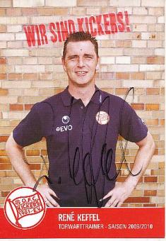 Rene Keffel  2009/2010  Kickers Offenbach  Fußball  Autogrammkarte original signiert 