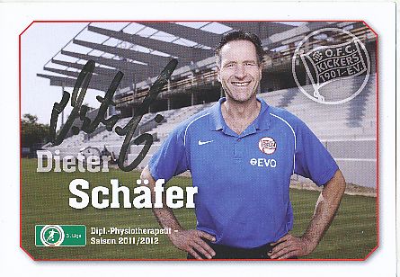 Dieter Schäfer  2011/2012  Kickers Offenbach  Fußball  Autogrammkarte original signiert 