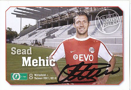 Sead Mehic  2011/2012  Kickers Offenbach  Fußball  Autogrammkarte original signiert 