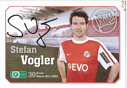 Stefan Vogler   2011/2012  Kickers Offenbach  Fußball  Autogrammkarte original signiert 