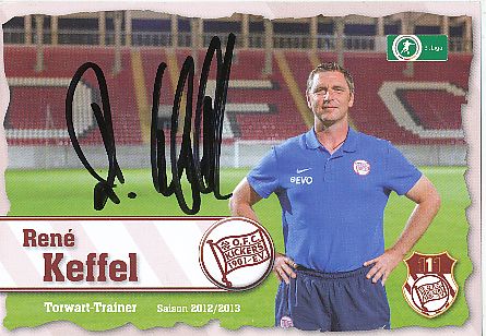 Rene Keffel   2012/2013  Kickers Offenbach  Fußball  Autogrammkarte original signiert 