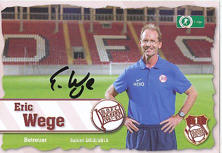 Eric Wege   2012/2013  Kickers Offenbach  Fußball  Autogrammkarte original signiert 