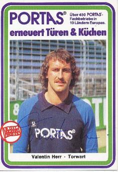 Valentin Herr   Kickers Offenbach  Fußball  Autogrammkarte original signiert 