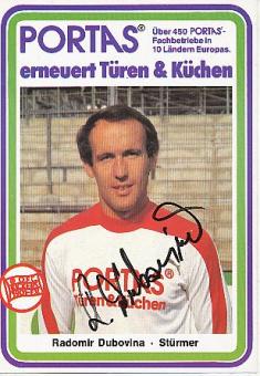 Radomir Dubovina  Kickers Offenbach  Fußball  Autogrammkarte original signiert 