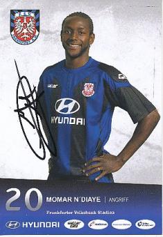 Momar N'Diaye   2011/2012  FSV Frankfurt Fußball  Autogrammkarte original signiert 