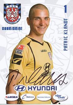 Patric Klandt   2009/2010  FSV Frankfurt Fußball  Autogrammkarte original signiert 