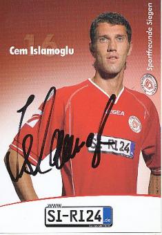 Cem Islamoglu  2006/2007  Sportfreunde Siegen  Fußball  Autogrammkarte original signiert 
