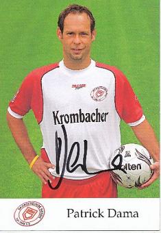Patrick Dama  2005/2006  Sportfreunde Siegen  Fußball  Autogrammkarte original signiert 