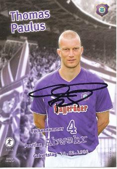 Thomas Paulus   2009/2010  FC Erzgebirge Aue  Fußball  Autogrammkarte original signiert 