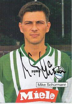 Mike Schürmann  1997/1998  FC Gütersloh  Fußball  Autogrammkarte original signiert 