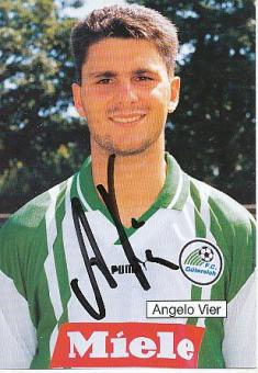 Angelo Vier  1997/1998  FC Gütersloh  Fußball  Autogrammkarte original signiert 
