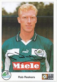 Rob Reekers  1998/1999  FC Gütersloh  Fußball  Autogrammkarte original signiert 