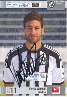 Enrico Valentini  2013/2014  VFR Aalen  Fußball  Autogrammkarte original signiert 