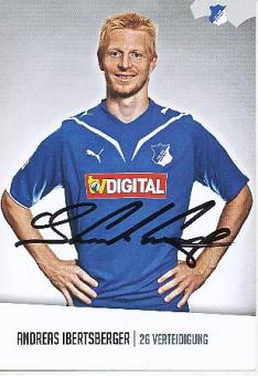 Andreas Ibertsberger  2010/2011  TSG 1899 Hoffenheim  Fußball  Autogrammkarte original signiert 