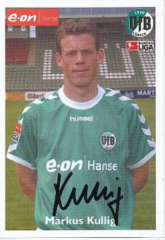 Markus Kullig  2003/2004  VFB Lübeck  Fußball  Autogrammkarte original signiert 
