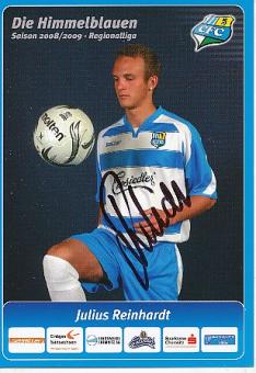 Julius Reinhardt  2008/2009  Chemnitzer FC  Fußball  Autogrammkarte original signiert 