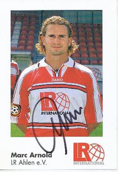 Marc Arnold  LR Ahlen  Fußball  Autogrammkarte original signiert 